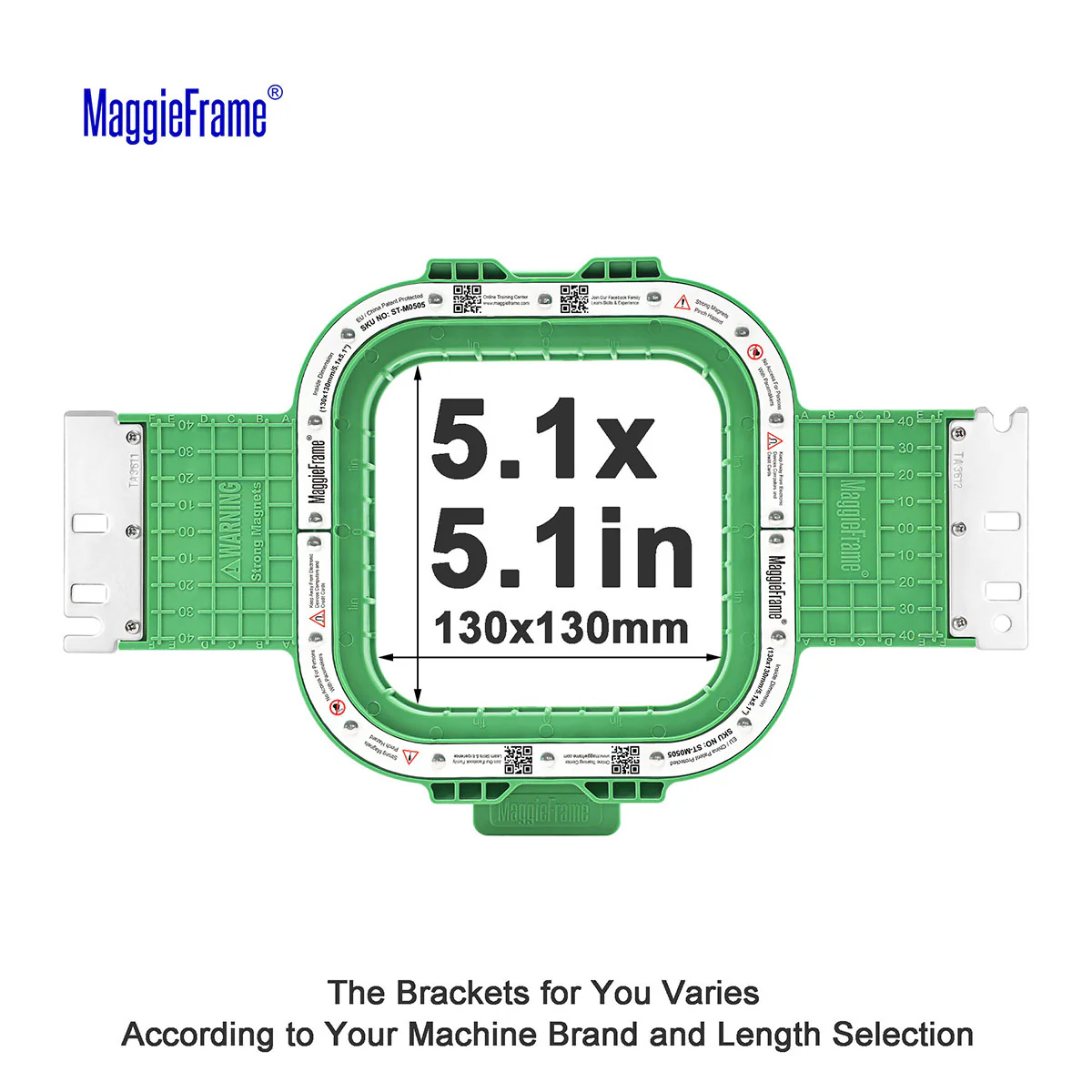 Magnetic Hoops for YunFu Embroidery Machines | MaggieFrame